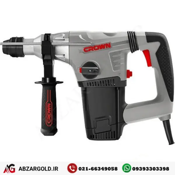 دریل بتن کن ۵ شیار ۱۲۵۰ وات کرون مدل Crown CT18118 - 4