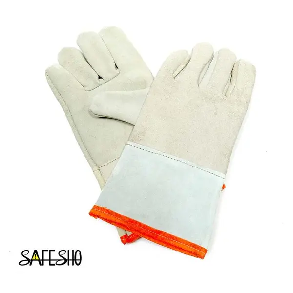 دستکش جوشکاری آرگون تمام چرم - 5