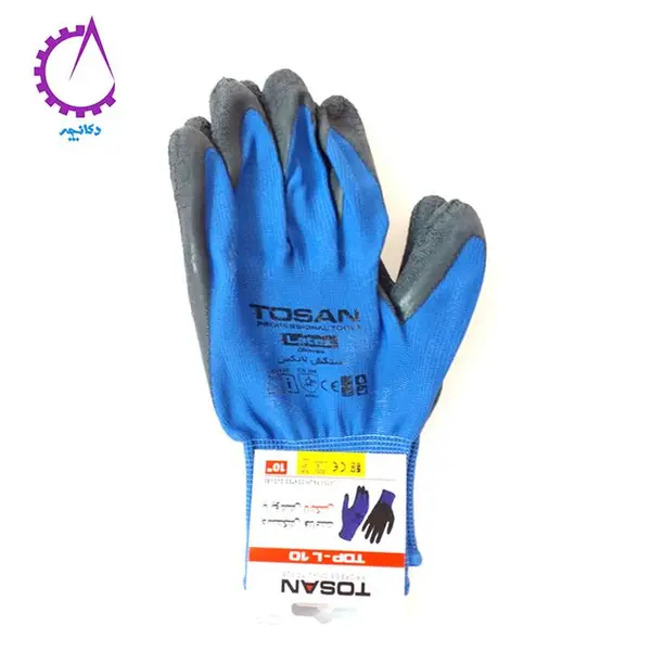 دستکش 10 اینچ فلامنت با پوشش لاتکس توسن مدل TDP-L10 - 5