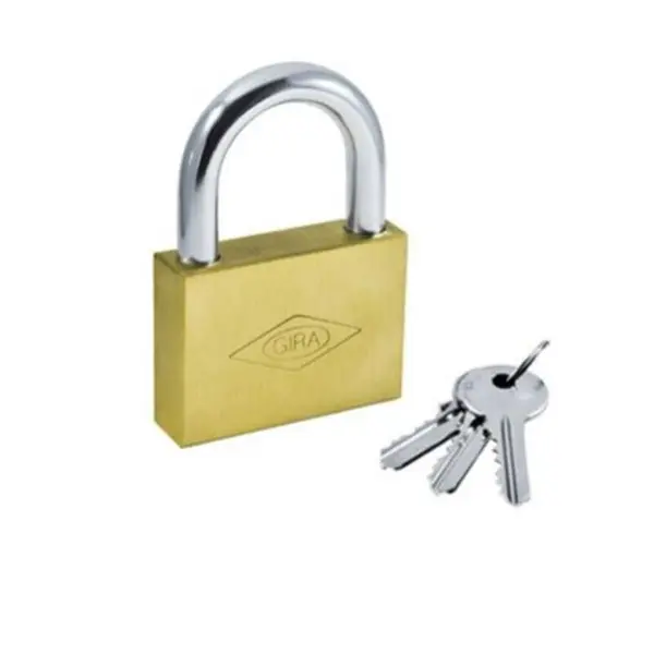 قفل آویز تخت 50 میلی متری گیرا کد 004 - 2