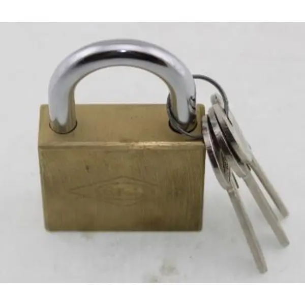 قفل آویز تخت 50 میلی متری گیرا کد 004 - 3