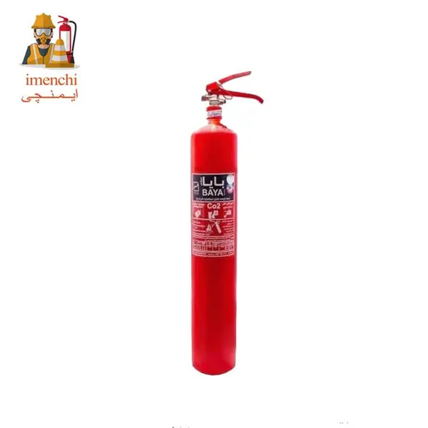 کپسول آتش نشانی بایا سیلندر مدل CO2 ظرفیت 4 کیلوگرم - 3