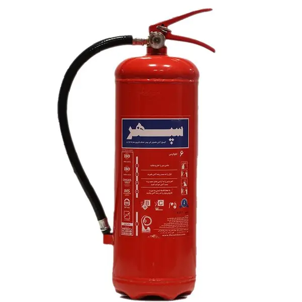 کپسول آتش نشانی پودر و گاز سپهر کد P123 وزن 6 کیلوگرم - 2