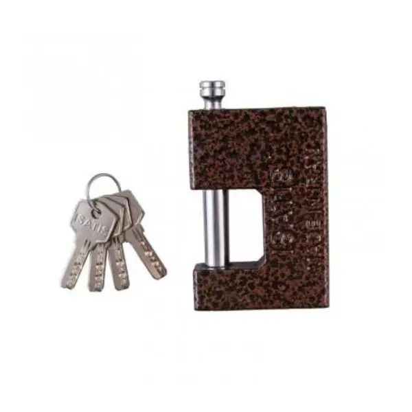 قفل کتابی ایساتیس رنگ مشکی سایز 100 - 3