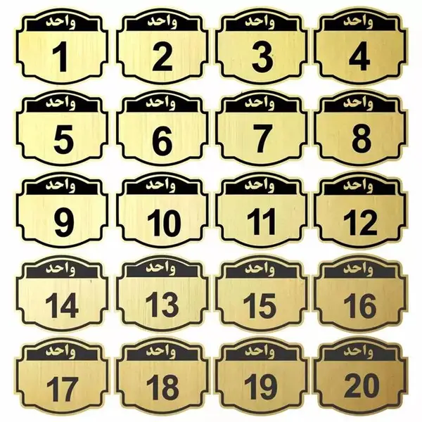تابلو نشانگر مدل واحد مجموعه 20 عددی - 3