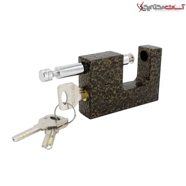 قفل کتابی سایز 90 رنگی ایساتیس - 4