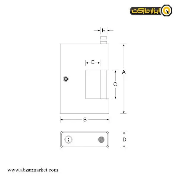 قفل کتابی پارس مدل 900RX - 6