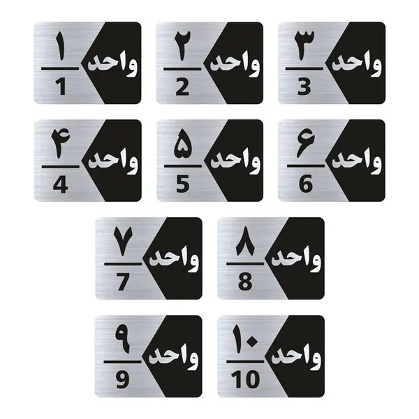 تابلو راهنما طرح  واحد مدل GNS310 مجموعه 10 عددی - 2