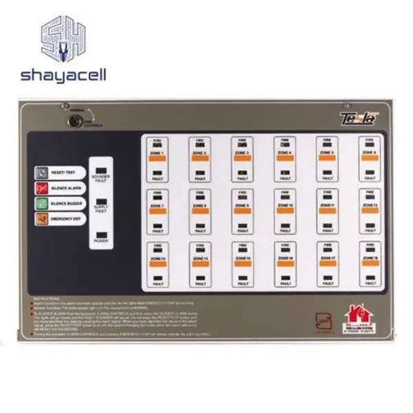 پنل اعلام حریق تسلا مدل TCP-2 - 4