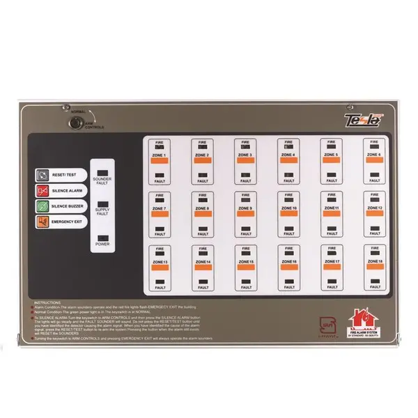 مرکز کنترل اعلام حریق تسلا مدل TCP-8 - 3