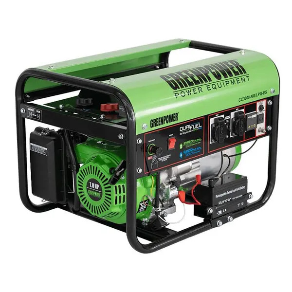 موتور برق گازسوز 2.2 کیلووات گرین پاور مدل CC3000-NG/LPG-ES - 3
