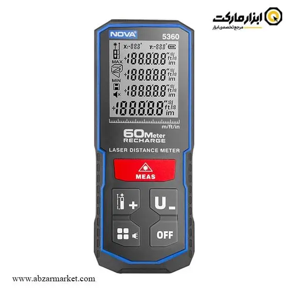 متر لیزری نووا مدل 5360 - 3