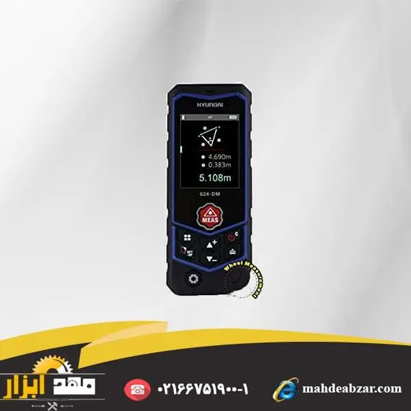 متر لیزری هیوندای 60 متری مدل 624-DM - 5