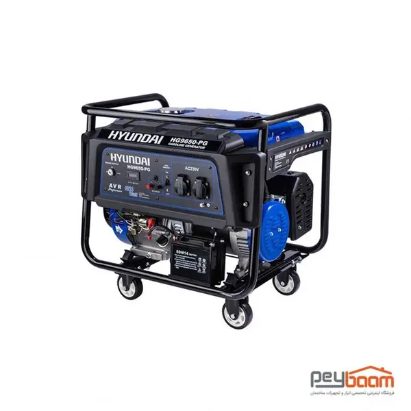 موتور برق 6.5 کیلو وات هیوندای مدل HG9650-PG - 6