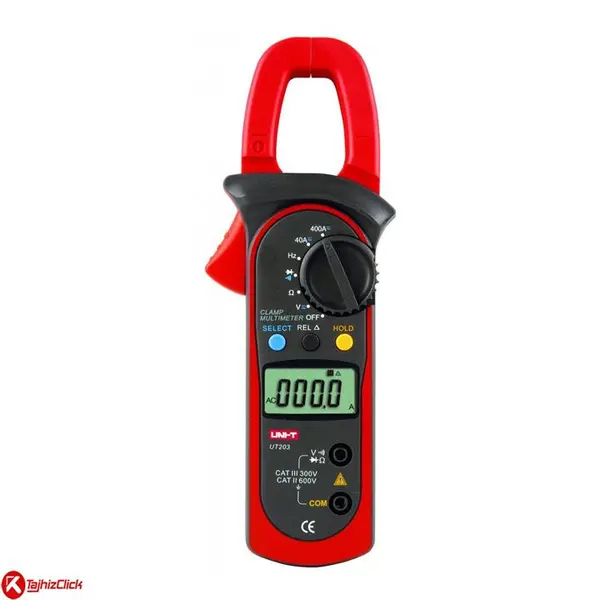 آمپرمتر کلمپی دیجیتال یونیتی مدل +ut203 - 4