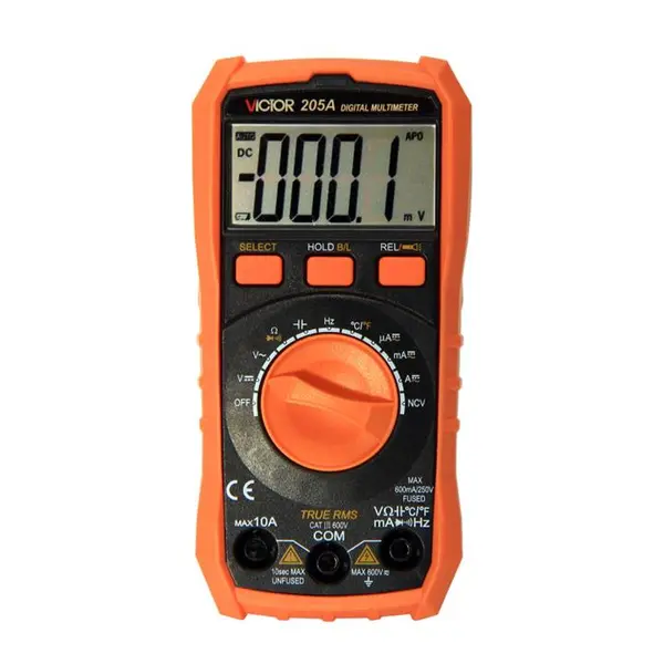 مولتی متر دیجیتال ویکتور مدل 205A - 2