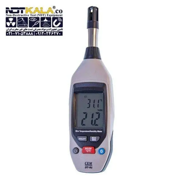 ترمومتر و رطوبت سنج سم مدل CEM DT-91 - 3