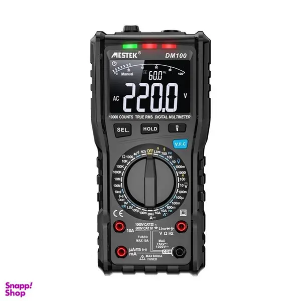مولتی متر دیجیتال مستک مدل DM100 - 5