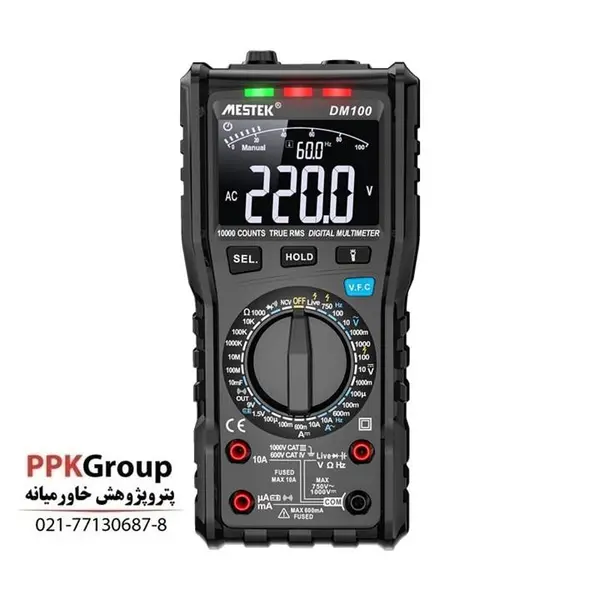 مولتی متر دیجیتال مستک مدل DM100 - 6