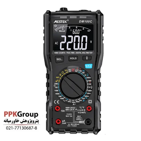 مولتی متر دیجیتال مستک مدل DM100C - 5