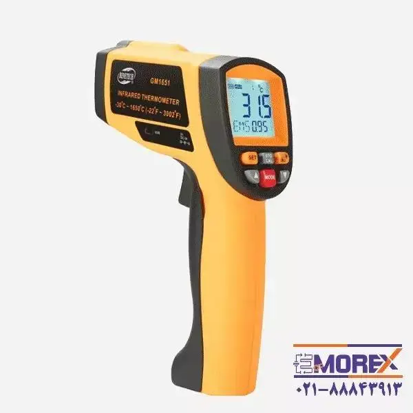 ترمومتر لیزری تفنگی دیجیتال بنتک مدل GM1651 - 3