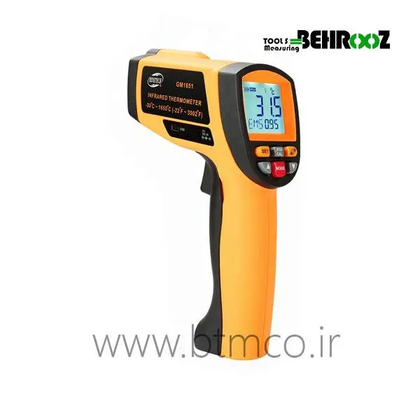 ترمومتر لیزری تفنگی دیجیتال بنتک مدل GM1651 - 6