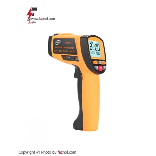 ترمومتر لیزری تفنگی دیجیتال بنتک مدل GM 2200 - 5