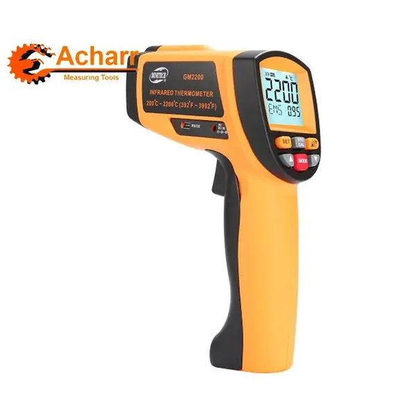 ترمومتر لیزری تفنگی دیجیتال بنتک مدل GM 2200 - 6