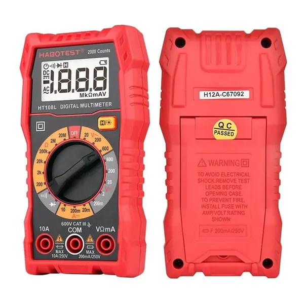 مولتی متر دیجیتال هابوتست مدل HT108L - 3