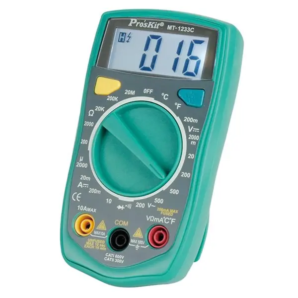 مولتی متر دیجیتال پروسکیت مدل MT-1233C - 2