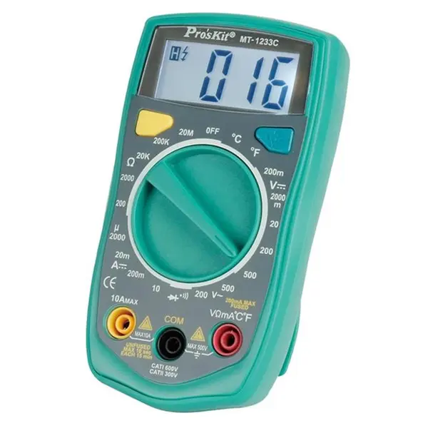 مولتی متر دیجیتال پروسکیت مدل MT-1233C - 4