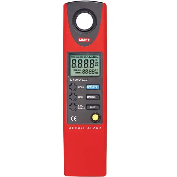 لوکس متر ، روشنایی سنج یونیتی مدل UNI-T UT382 - 4