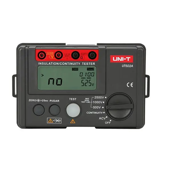 تستر مقاومت عایقی یونیتی مدل UNI-T UT502A - 2