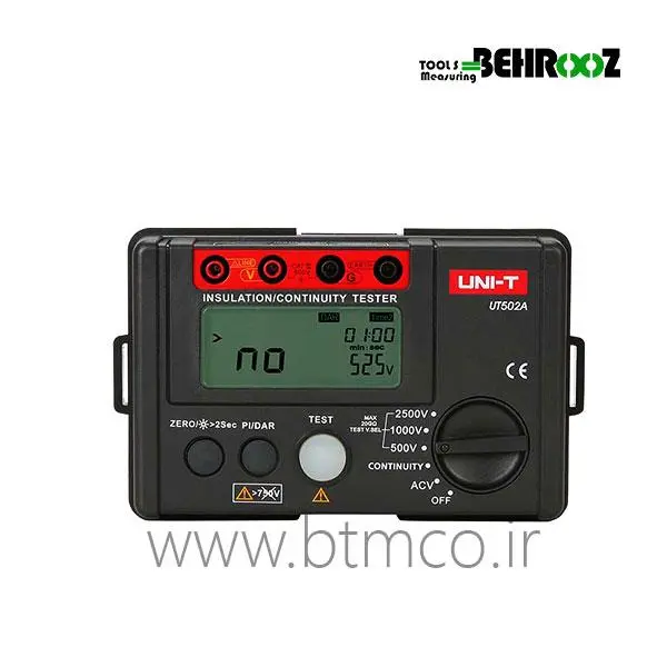 تستر مقاومت عایقی یونیتی مدل UNI-T UT502A - 6