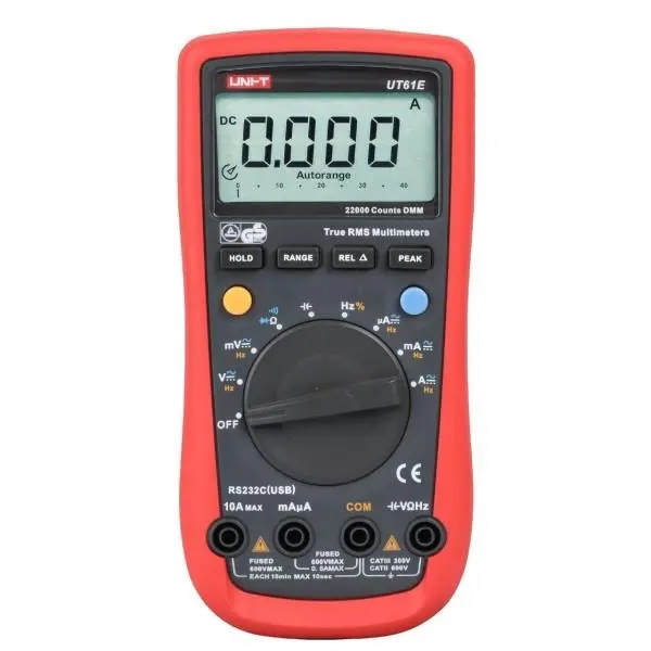 مولتی متر دیجیتال یونی-تی مدل UT61E - 3
