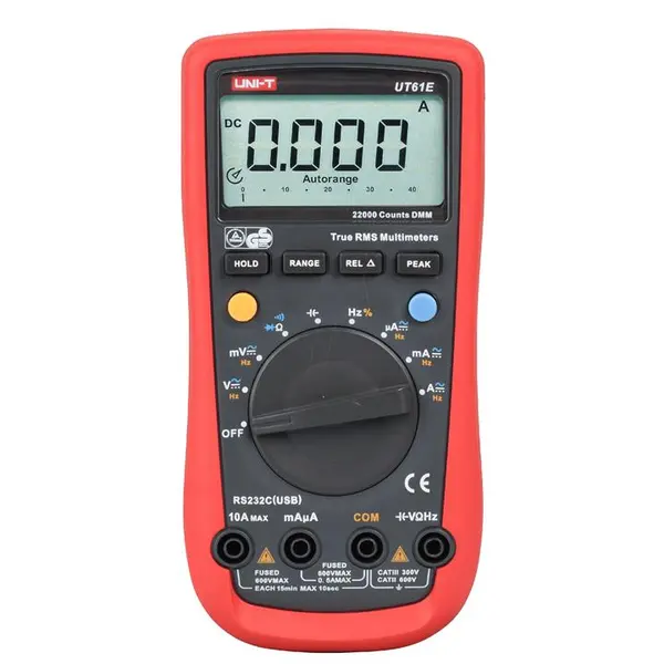 مولتی متر دیجیتال یونی-تی مدل UT61E - 2