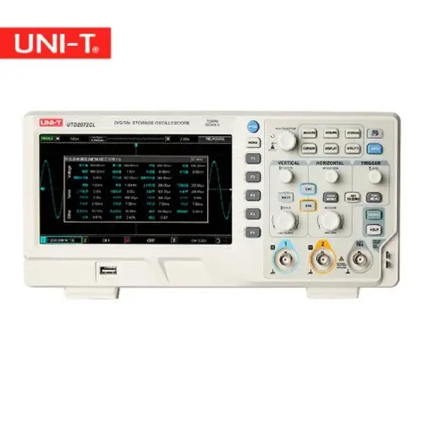 اسیلوسکوپ یونیتی مدل UTD2072CL