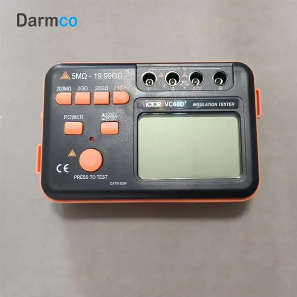 تستر مقاومت عایقی  ویکتور مدل +VC60D - 4