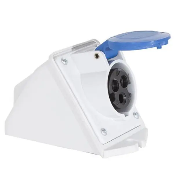 سوکت صنعتی 3*16 ثابت مادگی پارت الکتریک کد 408 - 2
