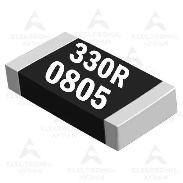 مقاومت 330 اهم SMD سایز 0805 - 6