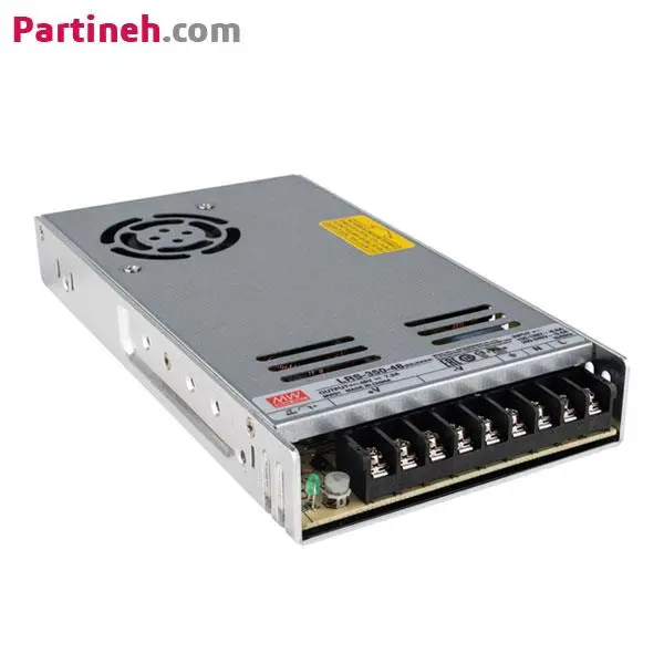 منبع تغذیه سوئیچینگ 36 ولت 9.7 آمپر مدل LRS-350-36 برند مینول (MEAN WELL)