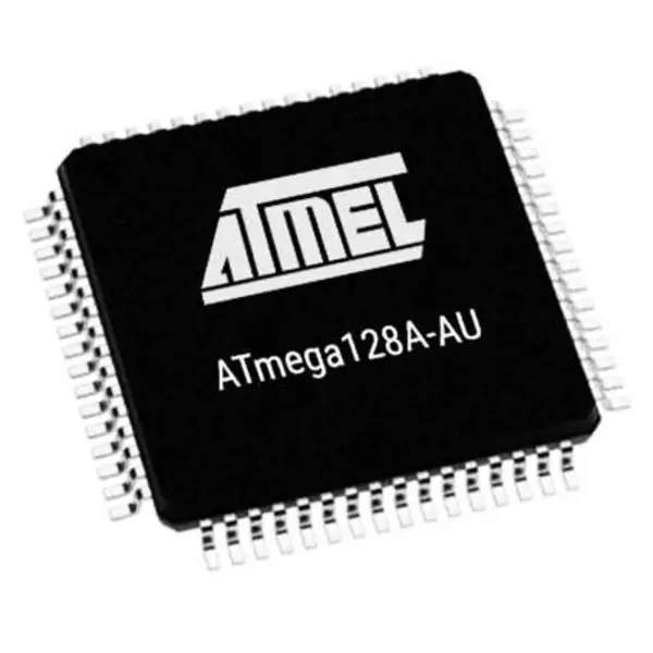 میکروکنترلر ATMEGA128A-AU پکیج SMD TQFP-64 - 2