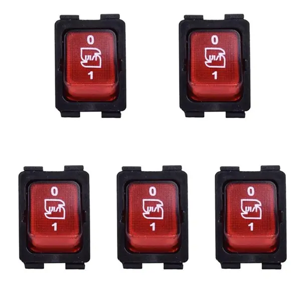 کلید صفر و یک خیام الکتریک مدل KH8019 بسته 5 عددی - 3
