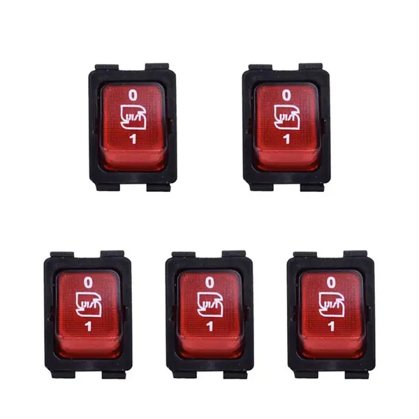 کلید صفر و یک خیام الکتریک مدل KH8019 بسته 5 عددی - 2