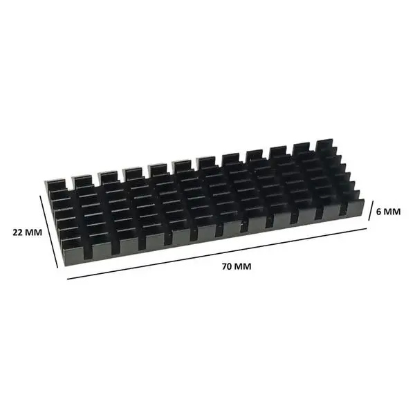 هیت سینک آلومینیومی SSD های NVMe M.2 - 6