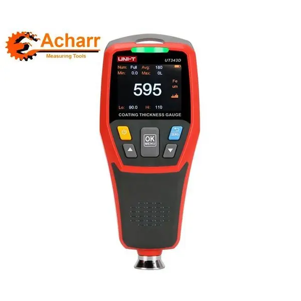 ضخامت سنج رنگ دیجیتال یونیتی UNI-T UT343D نمایشگر رنگی - 4