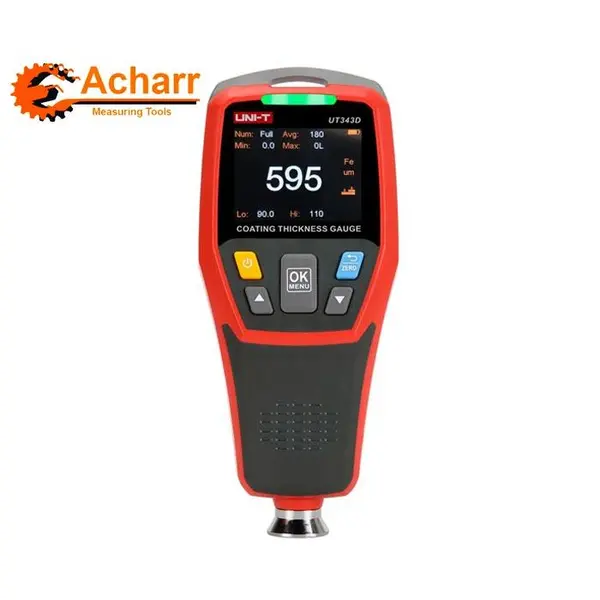 ضخامت سنج رنگ دیجیتال یونیتی UNI-T UT343D نمایشگر رنگی - 5