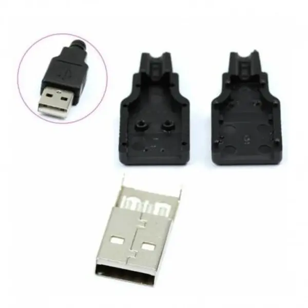 کانکتور نری USB-A سرسیم - 5