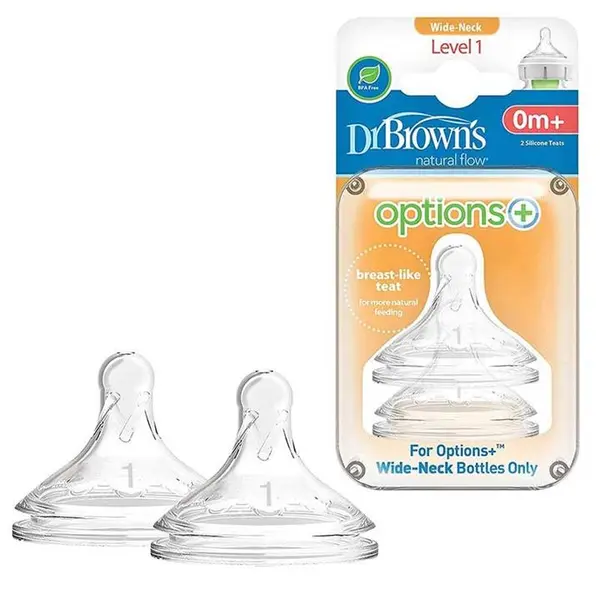 سرشیشه پهن +0 ماه دکتر براونز Dr browns - 2