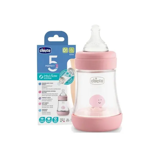 شیشه شیر0m+ نچرال چیکو 150 میلی لیتر پسرانه Chicco - 4